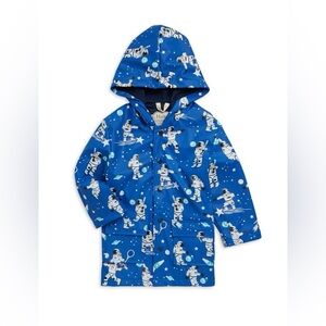 HATLEY Toddler Rain Jacket in Astronauts. Like new!!